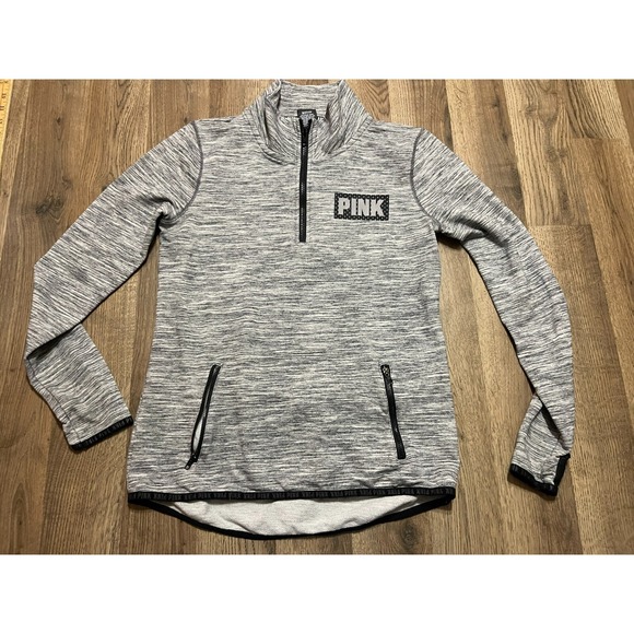 Victoria's Secret Tops - Victoria's Secret Shirt, Women's Small, Gray, Turtleneck, 1/4 Zip Up, Pullover